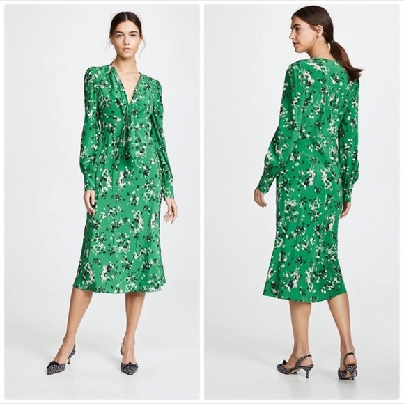 Veronica Beard Amber Midi Dress Sz 0 - Picture 3 of 6